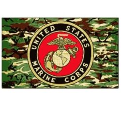 Camouflage Marine Corps flag