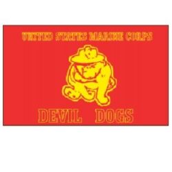 Marine Devil Dogs Flag